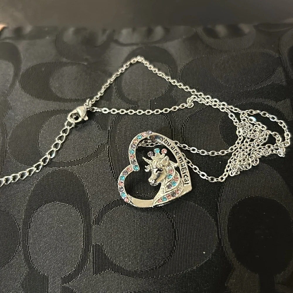 Unicorn and Crystals Necklace